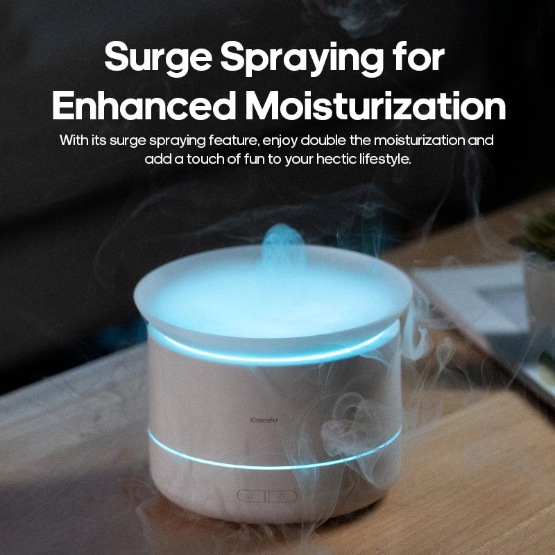 New Aromatherapy Essential Oil Diffuser 200ml USB Ultra Quiet Mist Spray Surge Humidifier Maker Fogger for Home Bedroom Gift